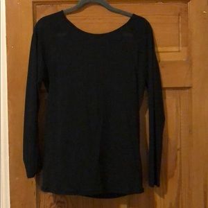 Black lululemon top.